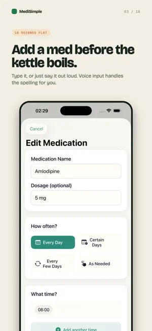 Pill Reminder : MediSimple screenshot 3