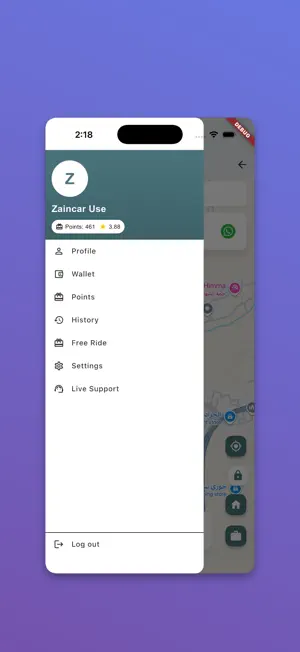 Zain Car - Car Booking App screenshot 1