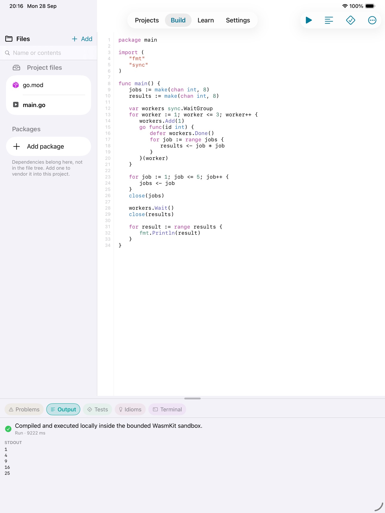 Screenshot 10 of GopherForge: Go Workbench