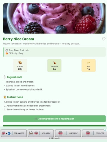 Anti Inflammatory Diet. App iPad screenshot