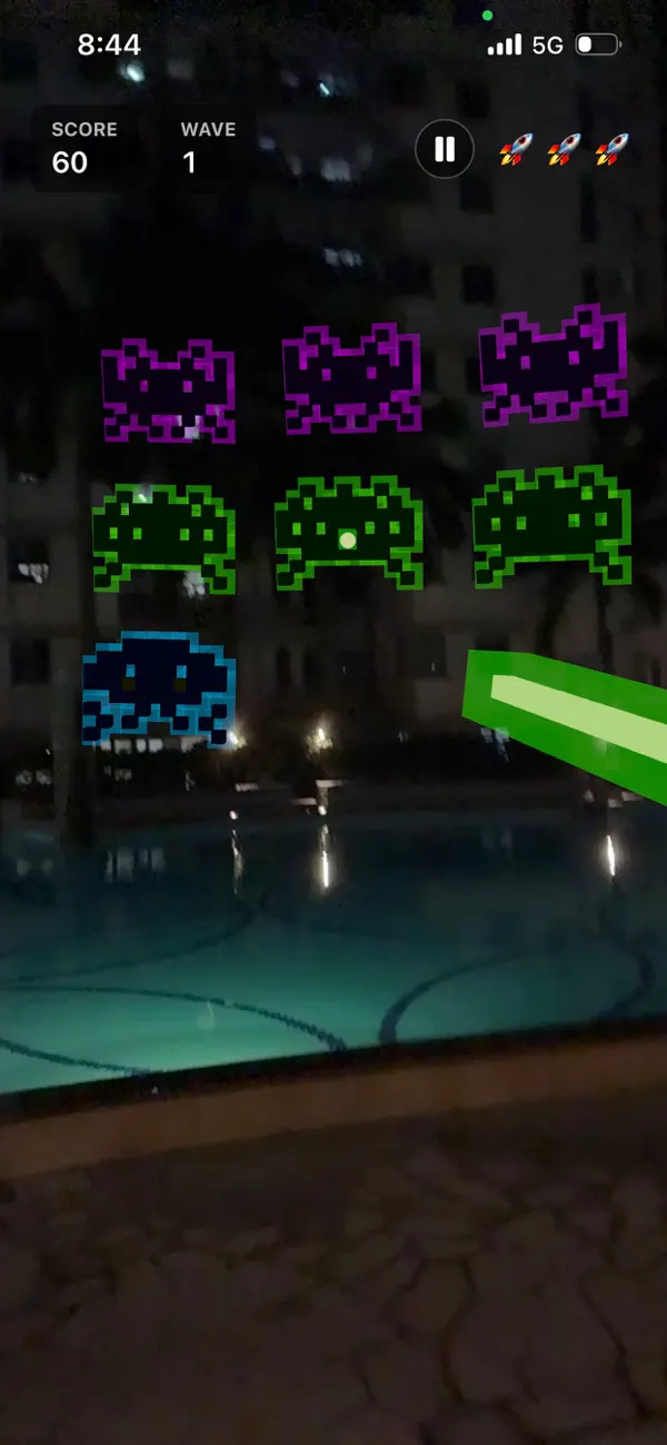 Screenshot #3 pour AR Invaders: Arcade Game