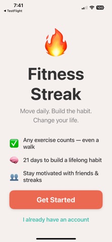 The Fitness Streak - 2026 screenshot