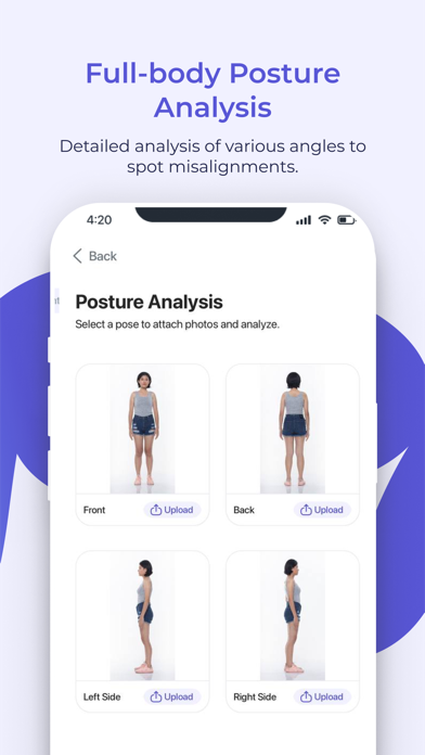 FlexiTrace Posture Analysis Screenshot
