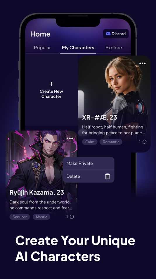 #6. Fling AI Character & Roleplay (iOS) 由: Pixery Bilgi Teknolojileri