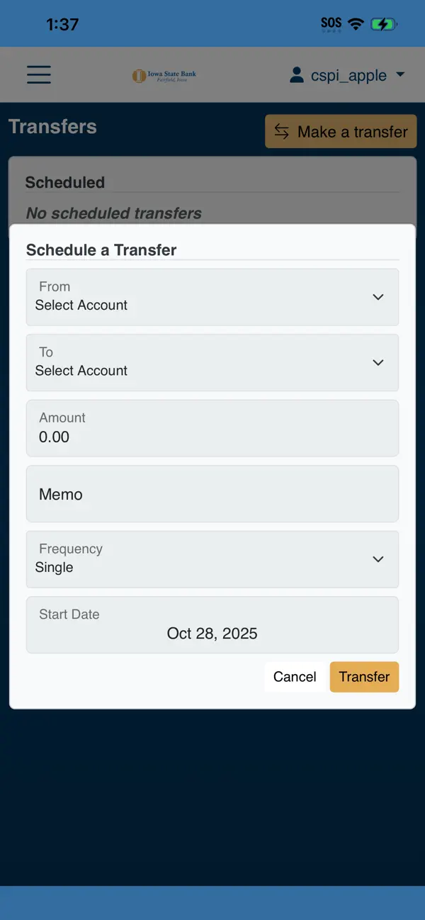 Screenshot #3 pour Iowa State Bank & Trust Co