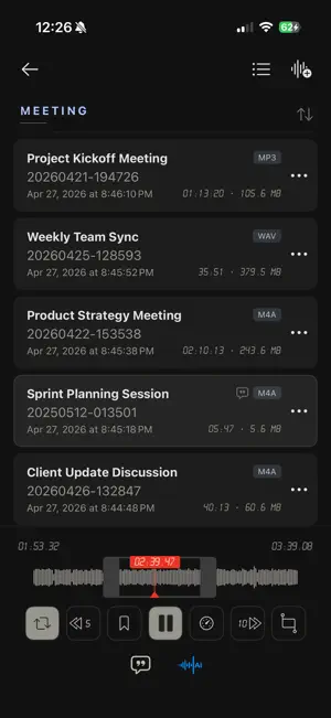 Awesome Voice Recorder screenshot 2