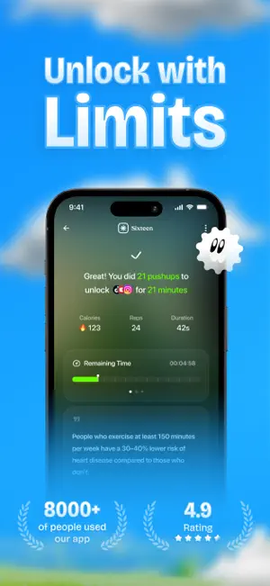 Sixteen - Health Companion screenshot 3
