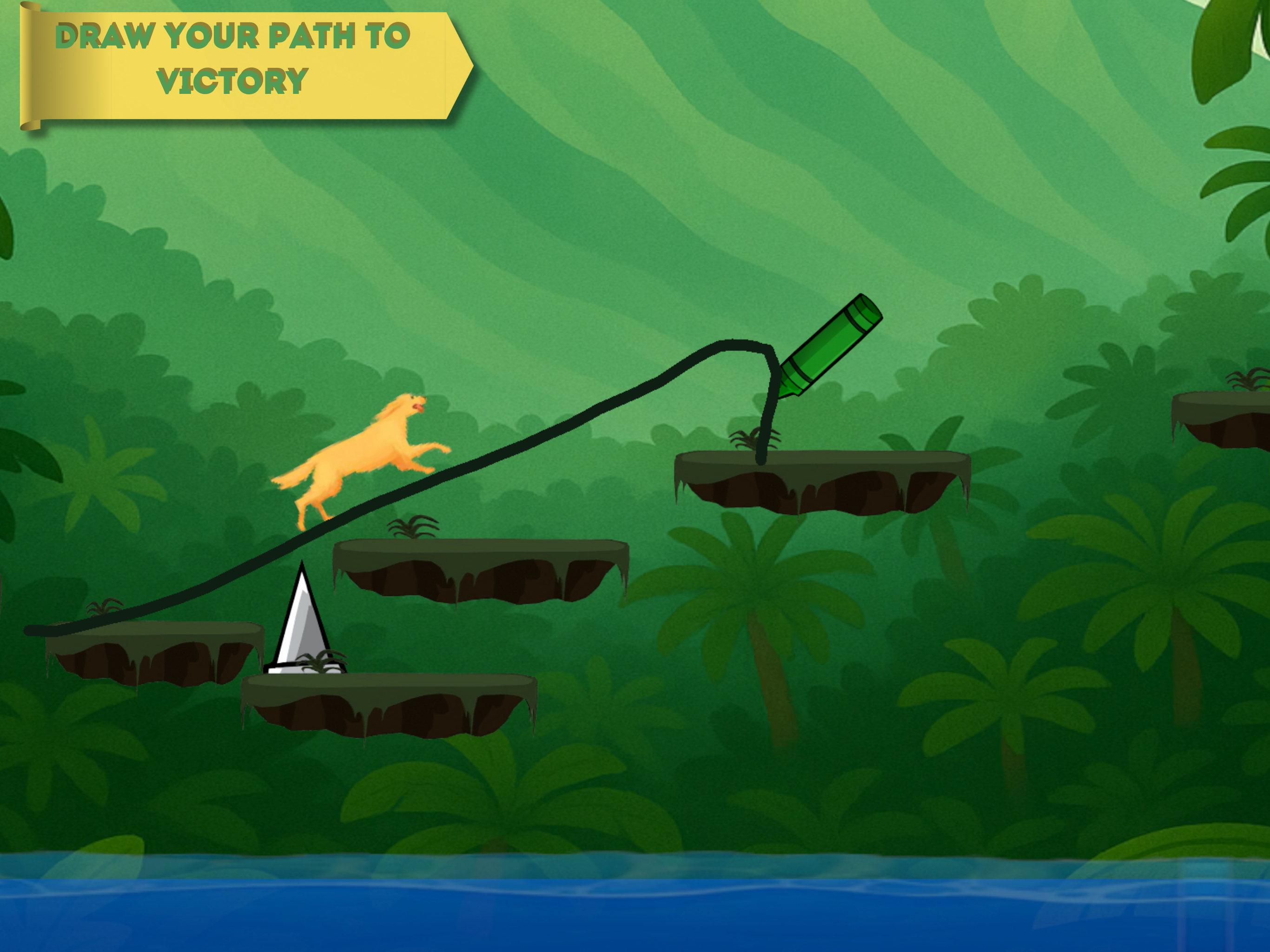 Super Dog Adventure: Draw Line