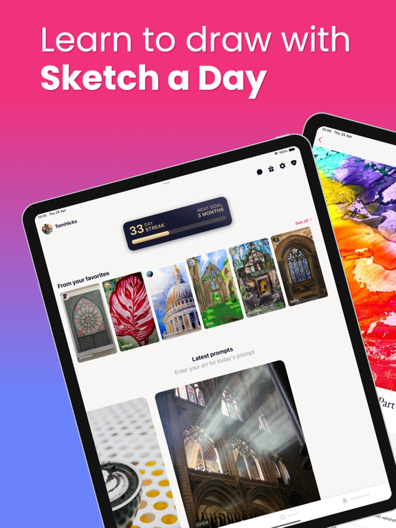Screenshot #4 pour Sketch a Day: prompts & tips