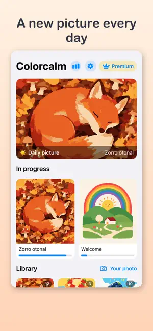 Colorcalm: Color by Number screenshot 1