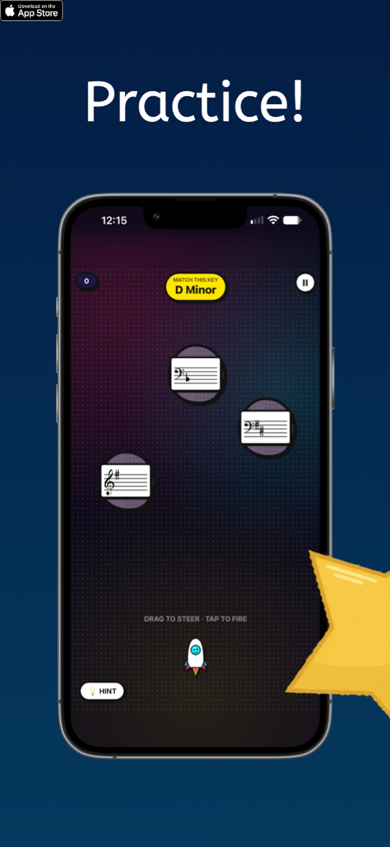 Screenshot 1 of Key Signature Blaster