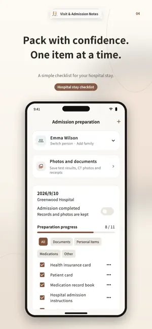 Visit Admission Notes screenshot 4