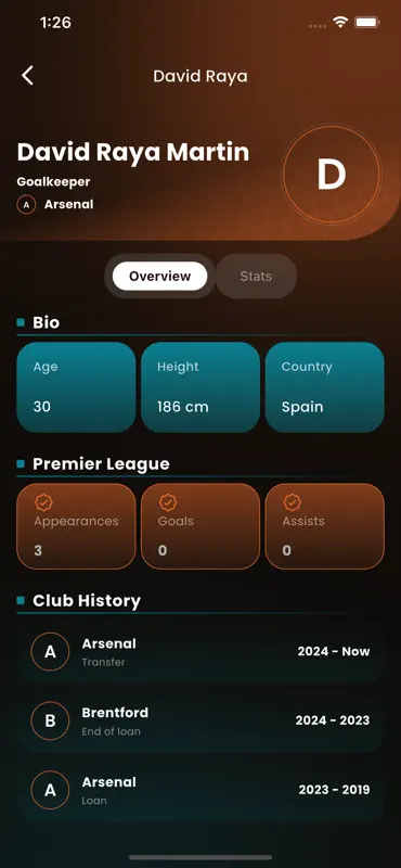 Luna Soccer: Scores & Stats screenshot 8 of 8