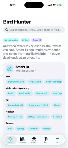 Bird Hunter App screenshot