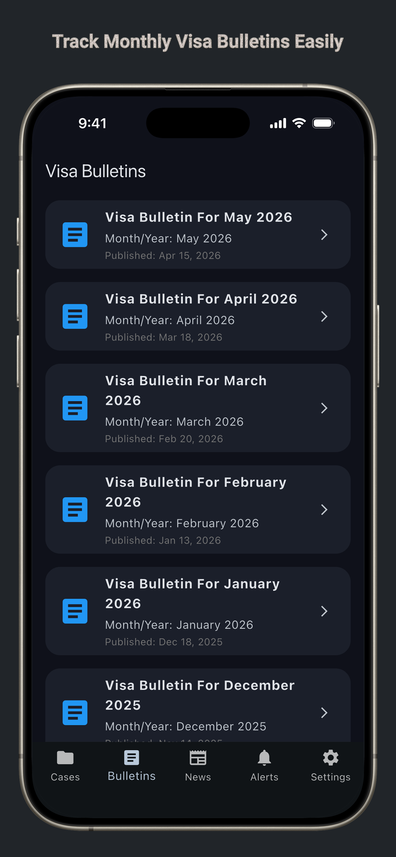 Immigration Case Tracker screenshot 7