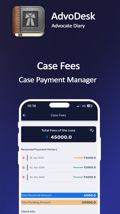 Advocate Diary- AdvoDesk screenshot-4