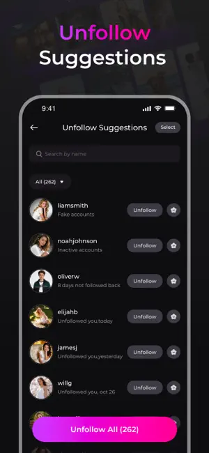 Unfollowers: Followers Tracker screenshot 7
