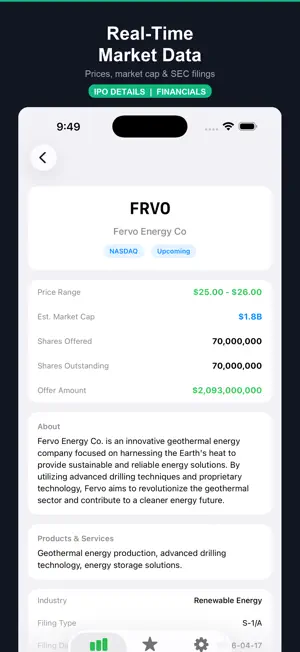 IPO Tracker & Alert screenshot 2