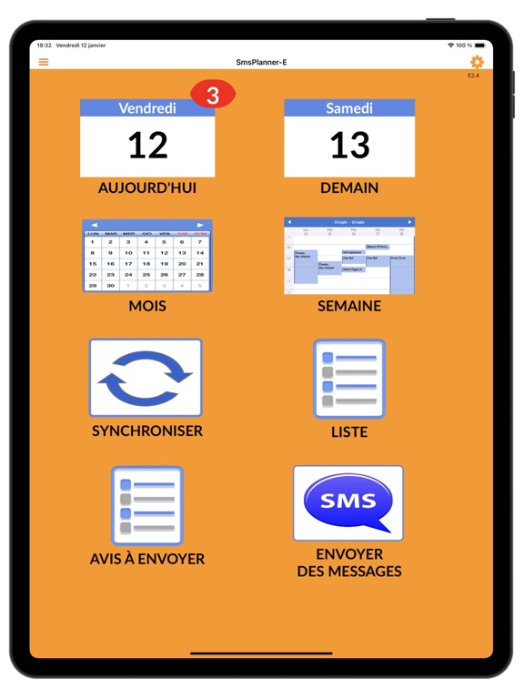 Screenshot #4 pour Sms Planner E - Envoyez SMS