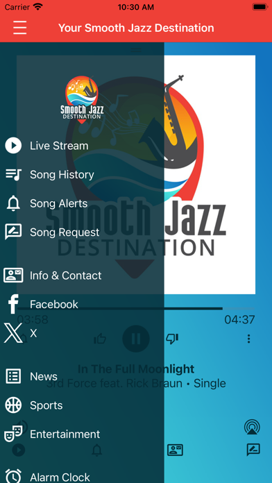 Smooth Jazz Destination iPhone screenshot 2 - Entertainment app