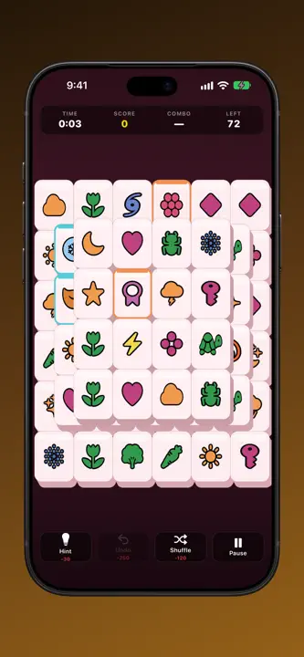 Tile Break Mahjong screenshot 1