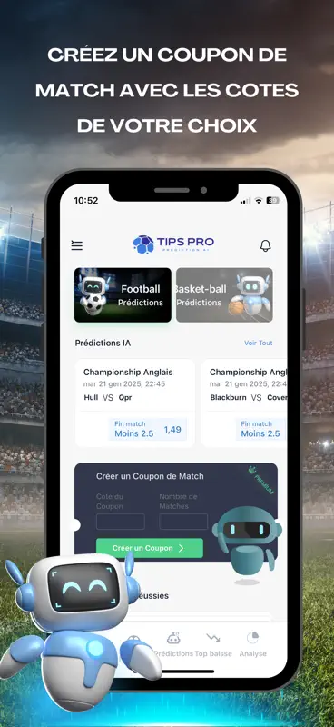 TipsPro AI : Prédictions Sport screenshot 1 of 8
