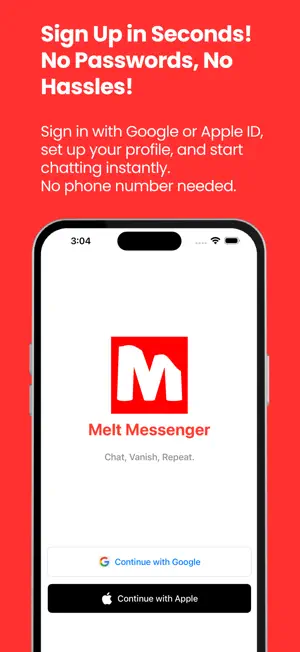 Melt Messenger screenshot 2