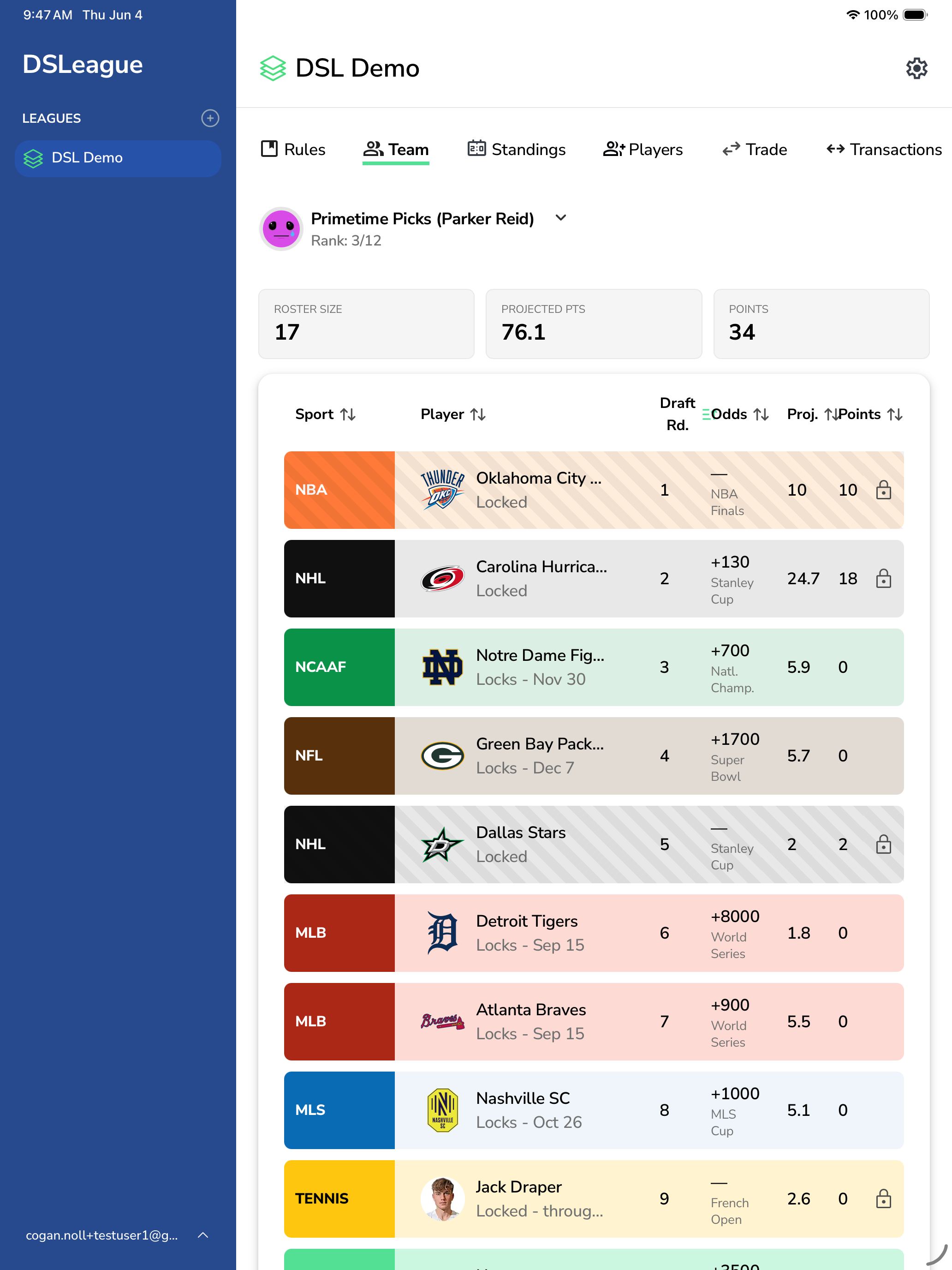 DSLeague screenshot 5