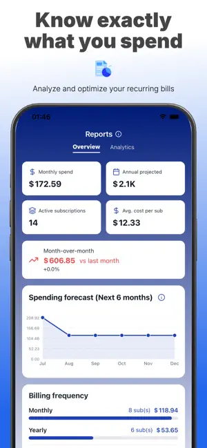 SnapSub: Subscription Tracker screenshot 3
