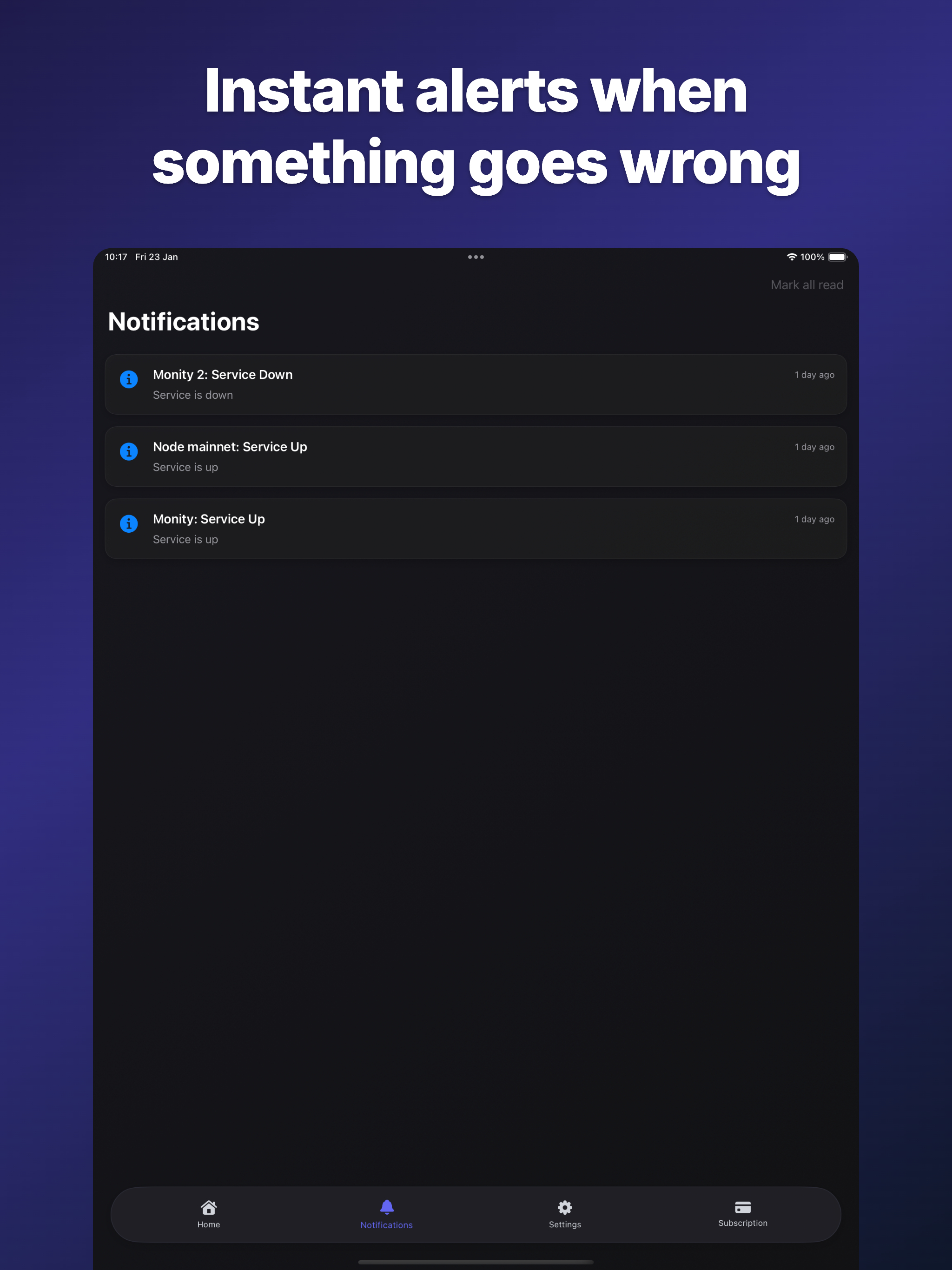 Monity.dev screenshot 11