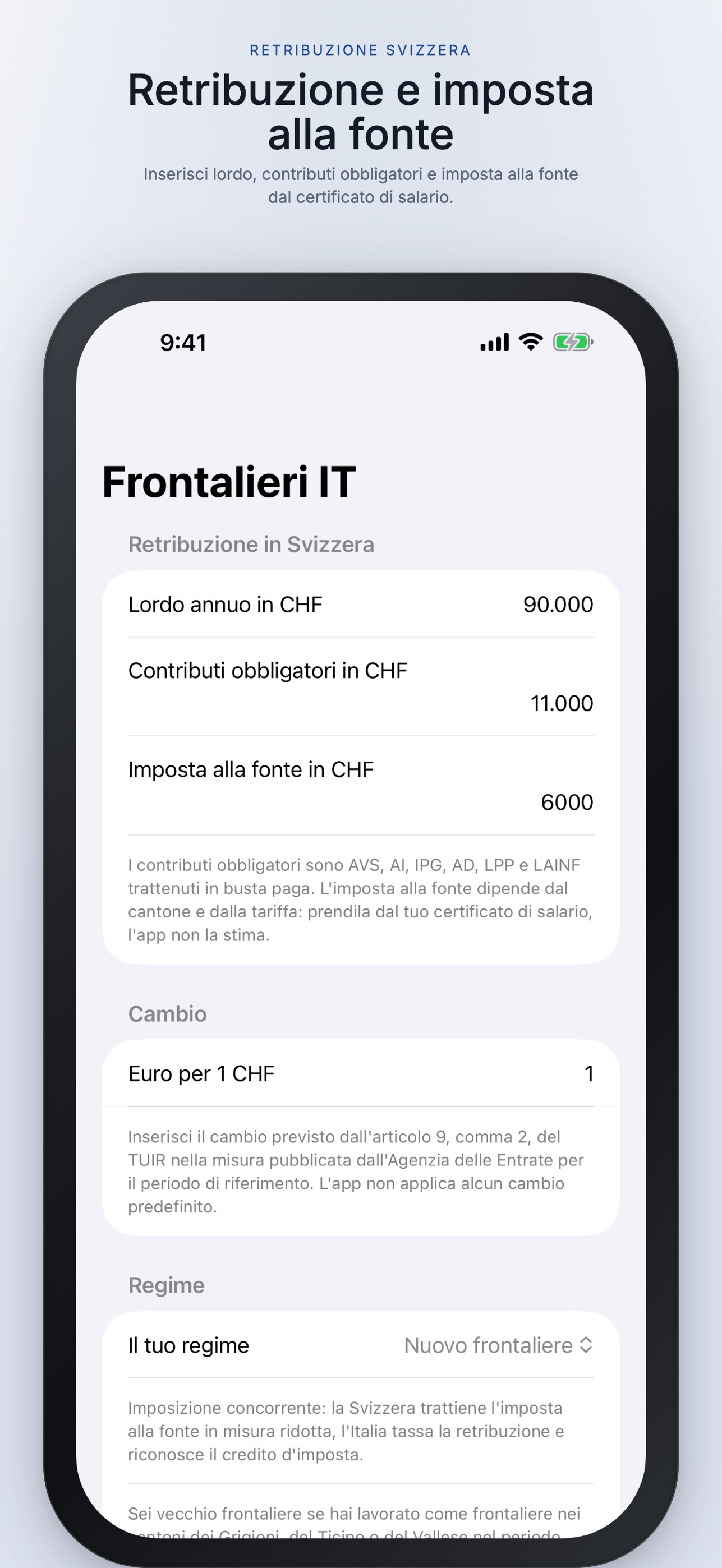 Screenshot 1 of Frontalieri IT