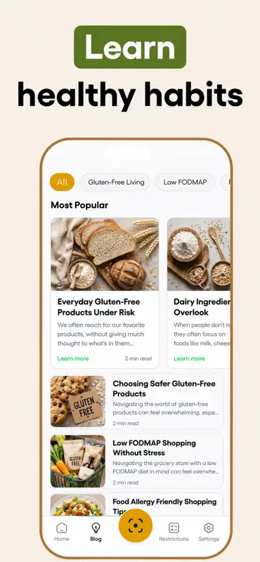 Gluten Free Scanner: GF Foods screenshot 5 of 7