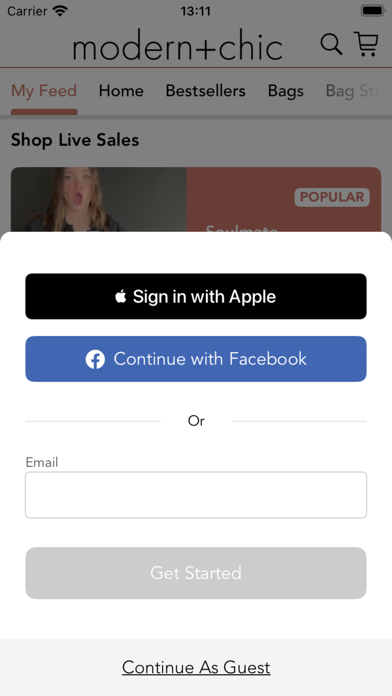 modern+chic Screenshot