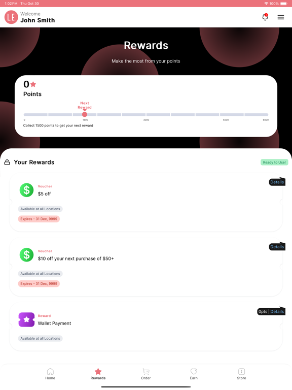LE Beauty Rewards app screenshot 2