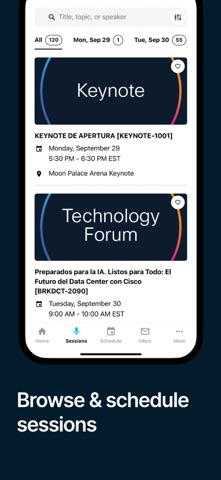 Cisco Connect LatAm iPhone screenshot