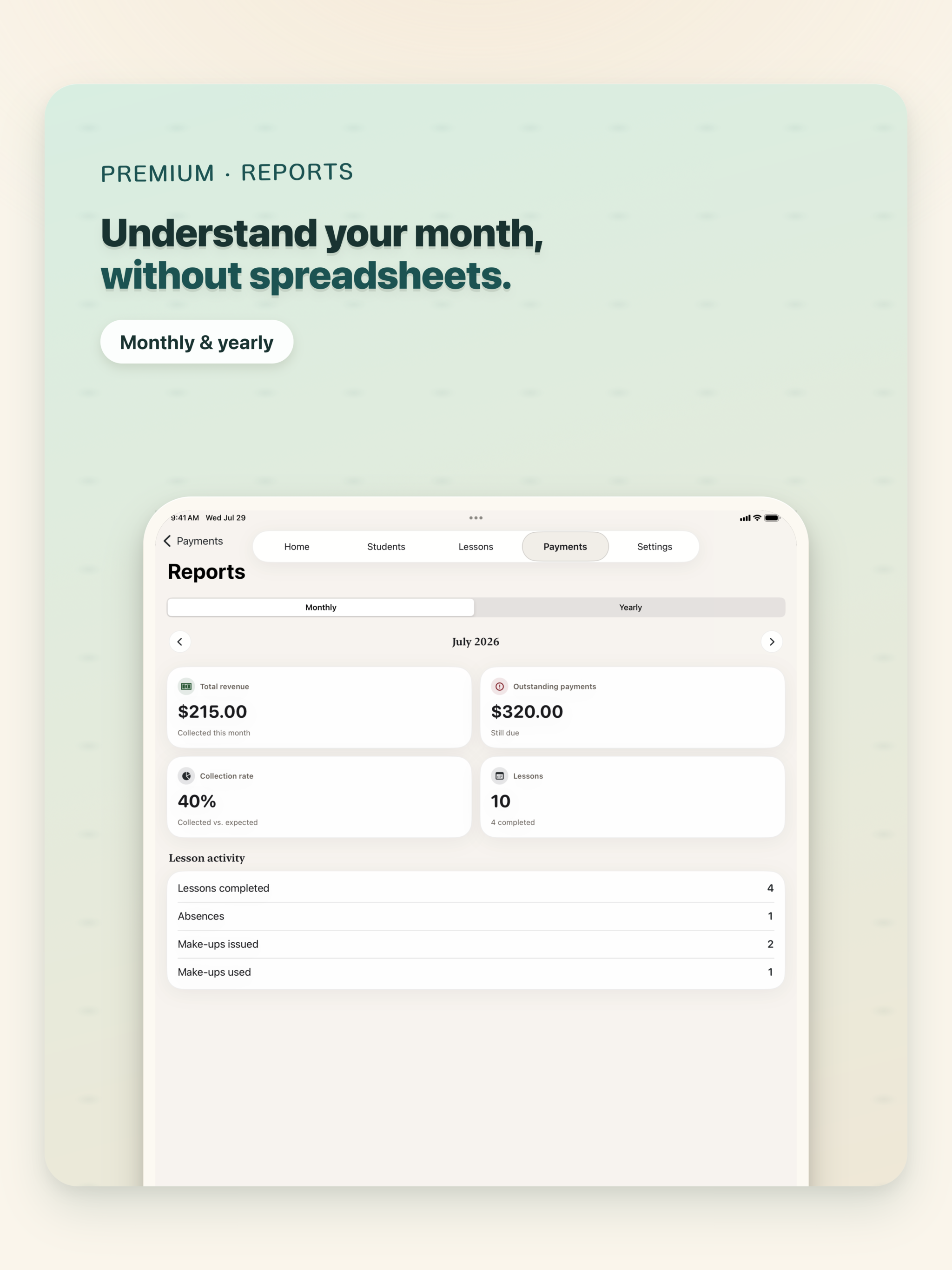 Lessonory: Tuition Tracker screenshot 11