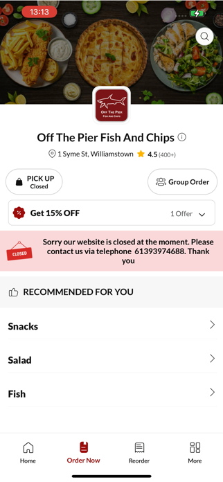 Off The Pier Fish And Chips Screenshot 2 of 4