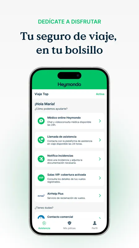 Heymondo - Seguros de Viaje screenshot 1 of 5