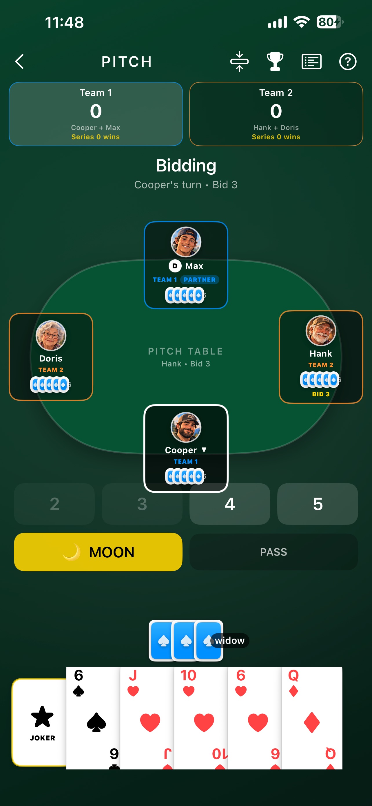 Screenshot 2 of Pitch: SHOOT THE MOON