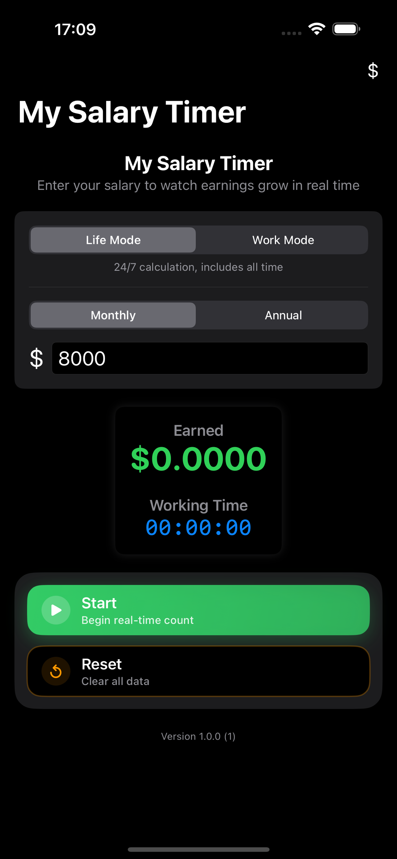 My Salary Timer