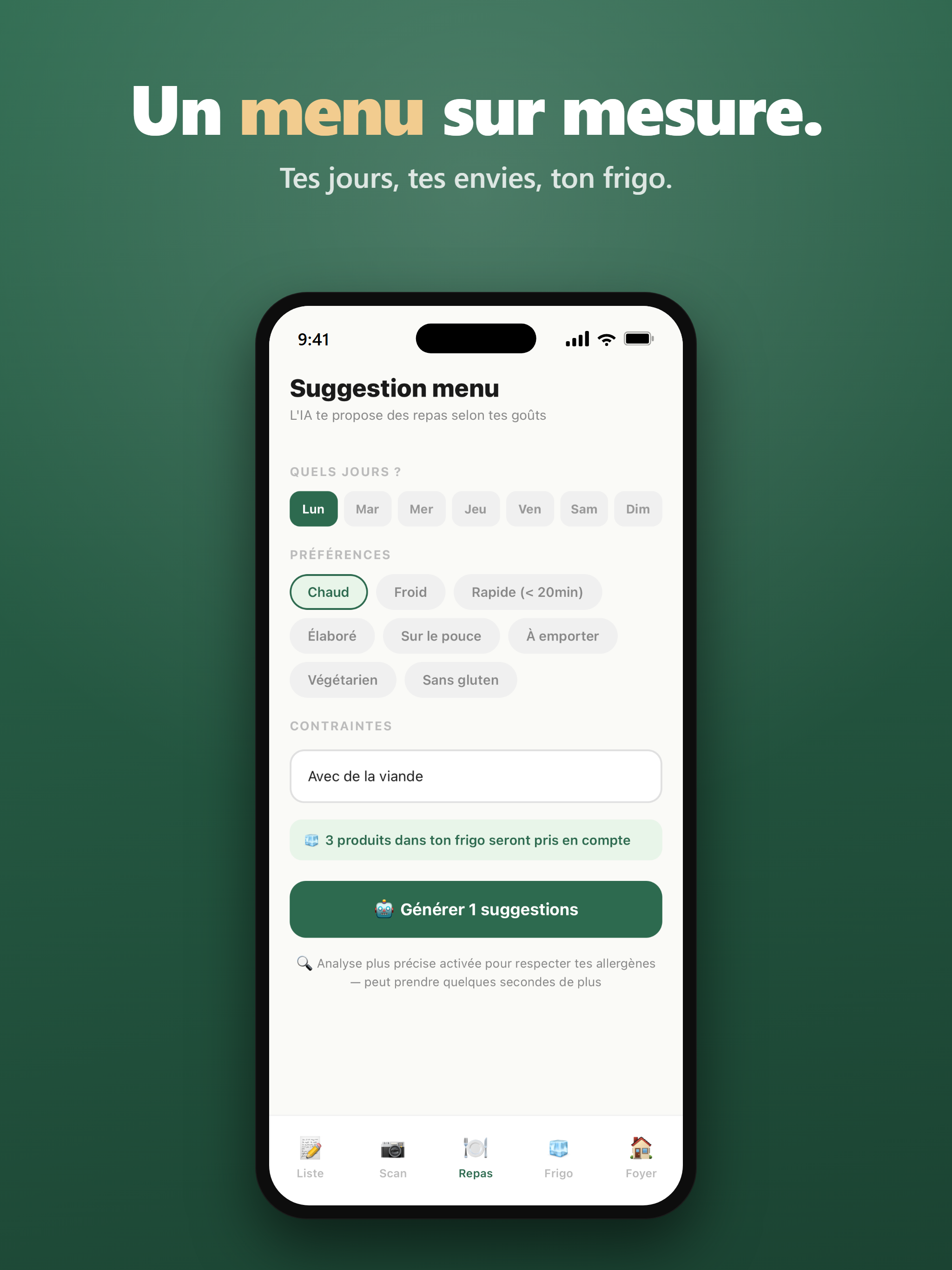 myListy - Liste de courses IA