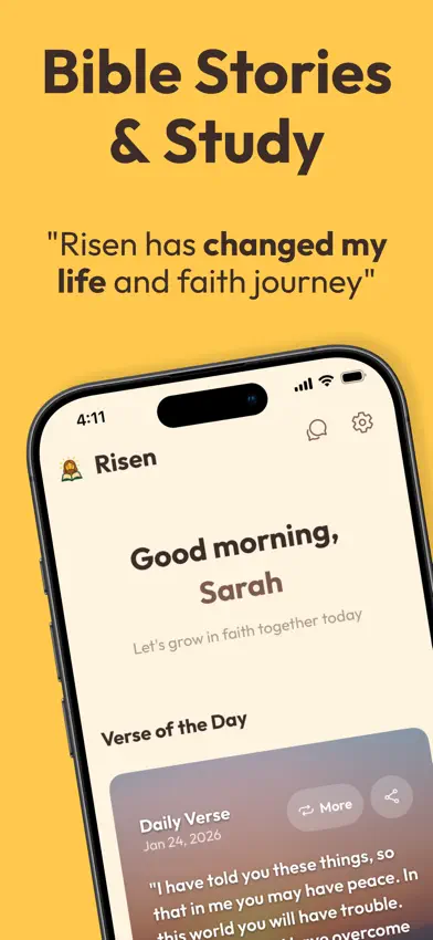 Risen - Bible Stories & Study screenshot 1