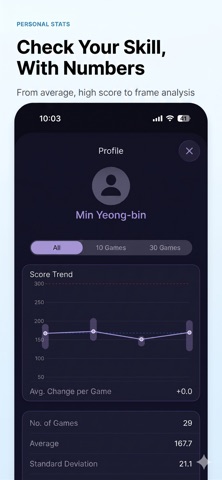 Score - Bowling Tracker Screenshot 6 of 8