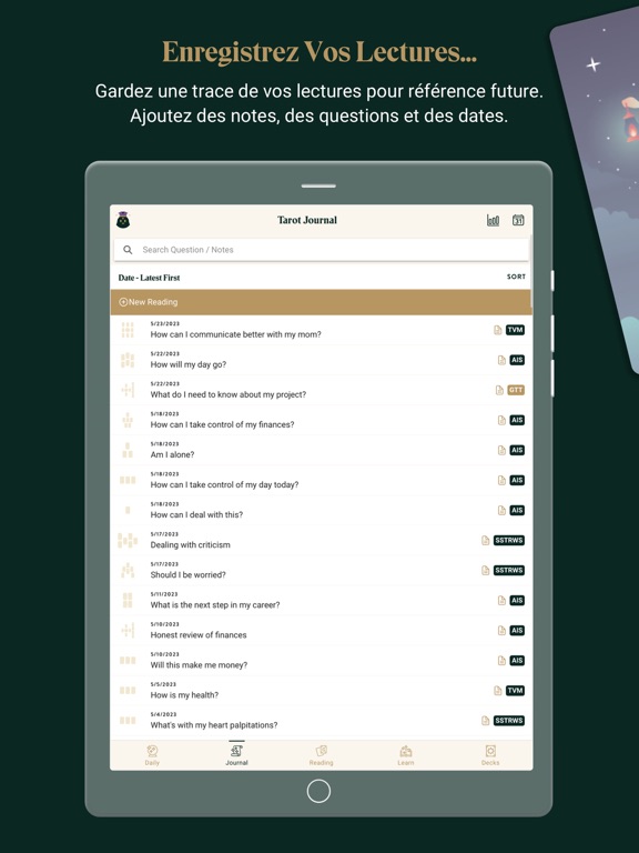 Screenshot #6 pour Labyrinthos Tarot Reading