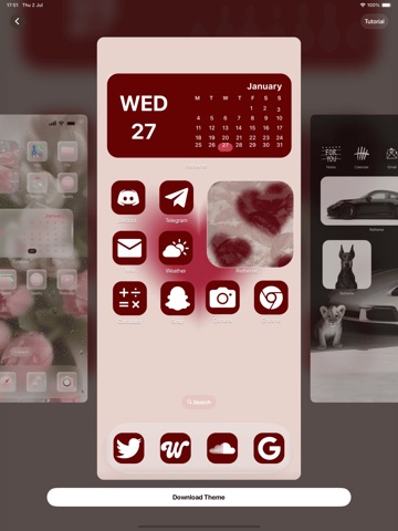 Retheme: Top Widgets, Themes iPad screenshot 5