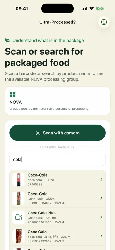 Ultra-Processed? screenshot 2 of 4
