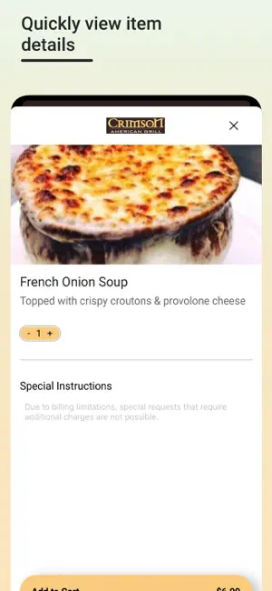 Crimson American Grill screenshot 3
