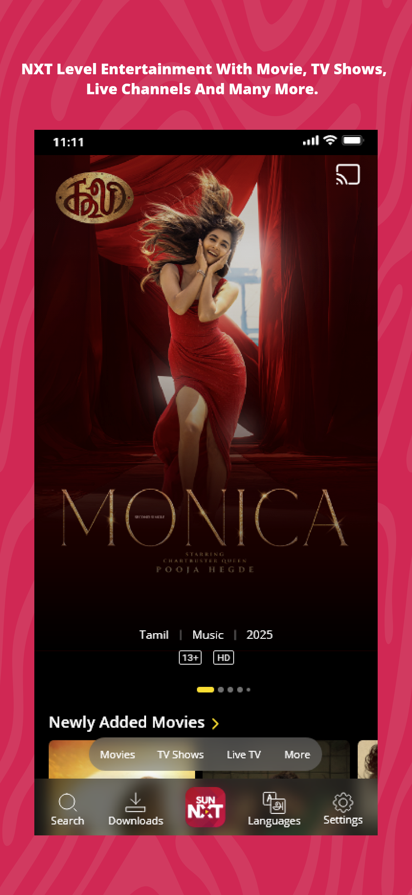 Sun NXT : Live TV & Movies