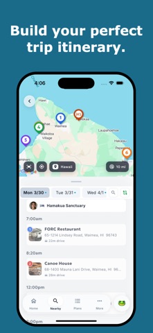Ribbit: AI Itinerary Planner screenshot