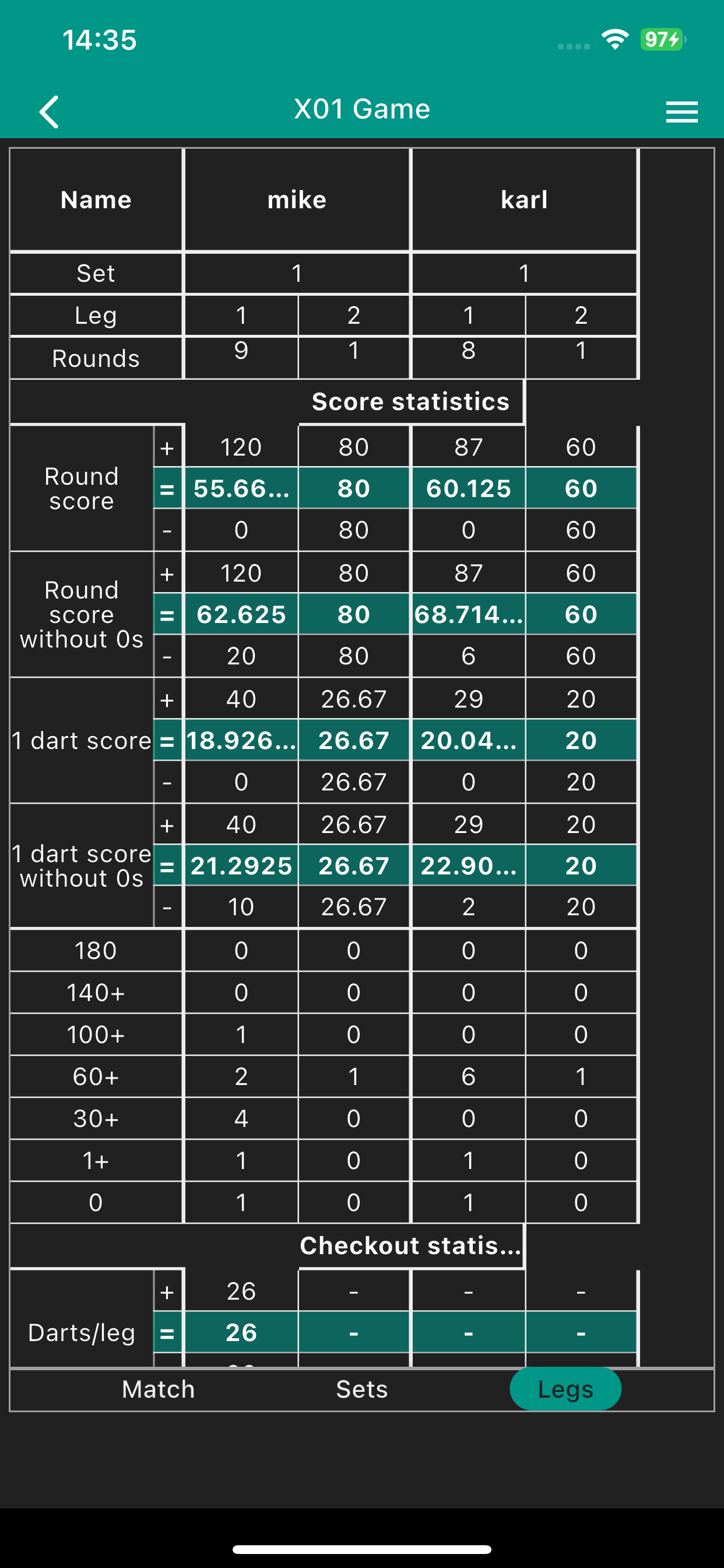 Darts Scoreboard App screenshot 9